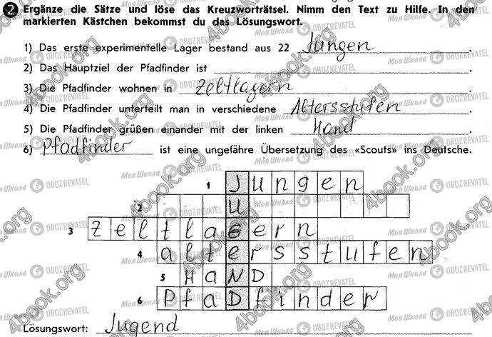 ГДЗ Немецкий язык 10 класс страница Стр8 Впр2